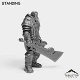 Tabletop Terrain Miniature Silver Paladin Crusader