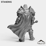 Tabletop Terrain Miniature Silver Paladin Crusader