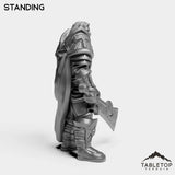 Tabletop Terrain Miniature Silver Paladin Crusader