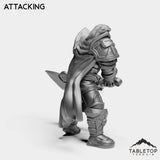 Tabletop Terrain Miniature Silver Paladin Crusader