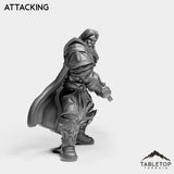 Tabletop Terrain Miniature Silver Paladin Crusader