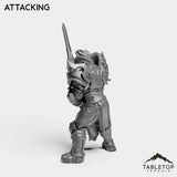 Tabletop Terrain Miniature Silver Paladin Exarch