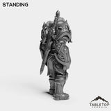 Tabletop Terrain Miniature Silver Paladin Exarch