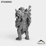 Tabletop Terrain Miniature Silver Paladin Exarch