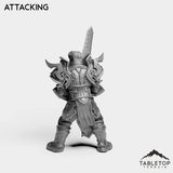 Tabletop Terrain Miniature Silver Paladin Exarch