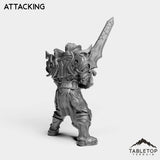 Tabletop Terrain Miniature Silver Paladin Exarch