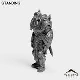 Tabletop Terrain Miniature Silver Paladin Exarch