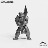 Tabletop Terrain Miniature Silver Paladin Highlord
