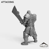 Tabletop Terrain Miniature Silver Paladin Highlord
