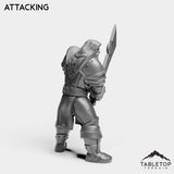 Tabletop Terrain Miniature Silver Paladin Highlord