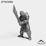 Tabletop Terrain Miniature Silver Paladin Highlord