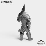 Tabletop Terrain Miniature Silver Paladin Highlord
