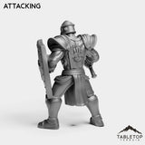 Tabletop Terrain Miniature Silver Paladin Knight