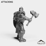 Tabletop Terrain Miniature Silver Paladin Knight
