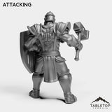 Tabletop Terrain Miniature Silver Paladin Knight