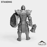 Tabletop Terrain Miniature Silver Paladin Knight