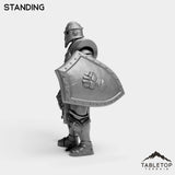 Tabletop Terrain Miniature Silver Paladin Knight