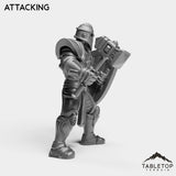 Tabletop Terrain Miniature Silver Paladin Knight