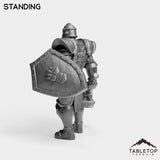 Tabletop Terrain Miniature Silver Paladin Knight