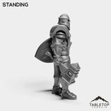 Tabletop Terrain Miniature Silver Paladin Knight