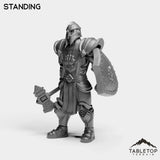Tabletop Terrain Miniature Silver Paladin Knight