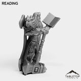 Tabletop Terrain Miniature Silver Paladin Lightbearer