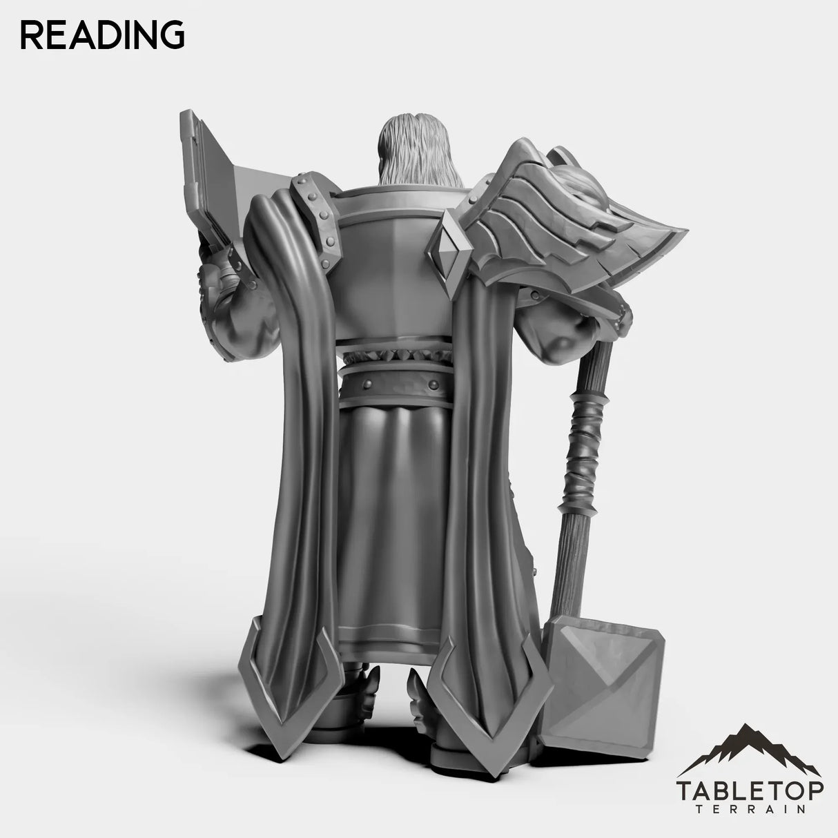 Tabletop Terrain Miniature Silver Paladin Lightbearer