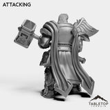 Tabletop Terrain Miniature Silver Paladin Lightbearer