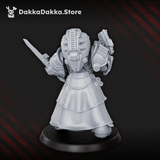 Tabletop Terrain Miniature Sir Laurence The Protector - Prime Armored Space Leader of Citadel Vanguard