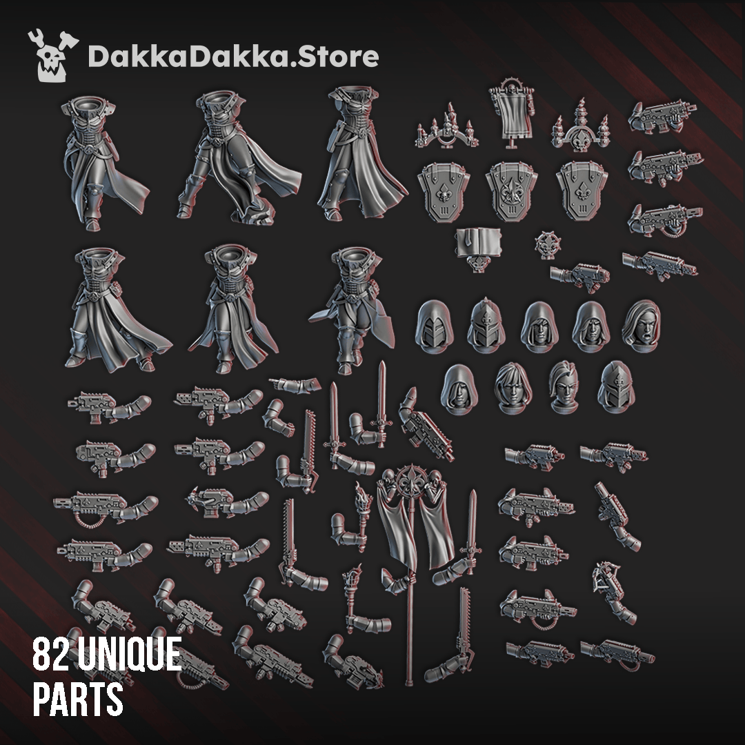 Tabletop Terrain Miniature Sisters of Minor Guilt (build-kit)