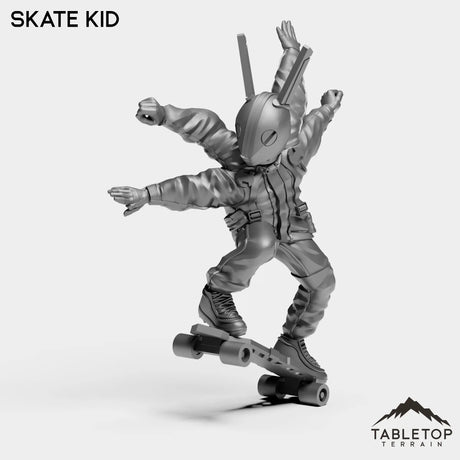 Tabletop Terrain Miniature Skate Kid - Onlookers