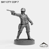 Tabletop Terrain Miniature Sky City Cops