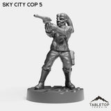 Tabletop Terrain Miniature Sky City Cops
