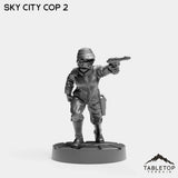 Tabletop Terrain Miniature Sky City Cops