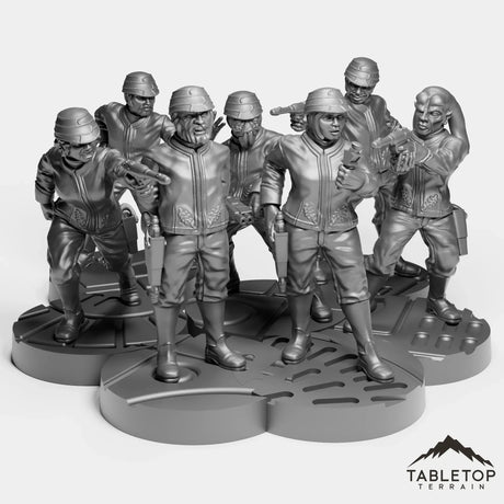 Tabletop Terrain Miniature Sky City Cops