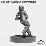 Tabletop Terrain Miniature Sky City Guerilla Commander