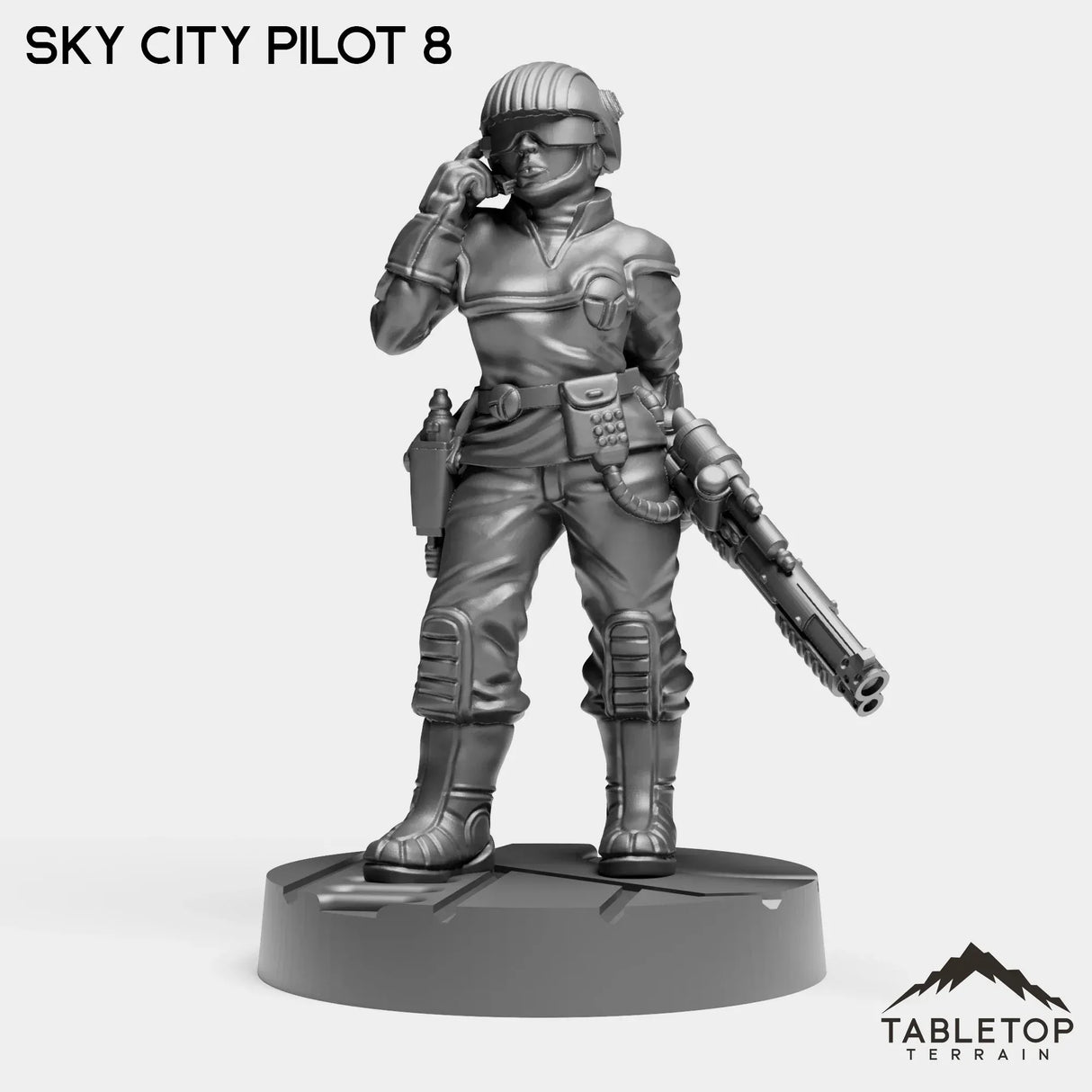 Tabletop Terrain Miniature Sky City Pilots
