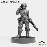 Tabletop Terrain Miniature Sky City Pilots