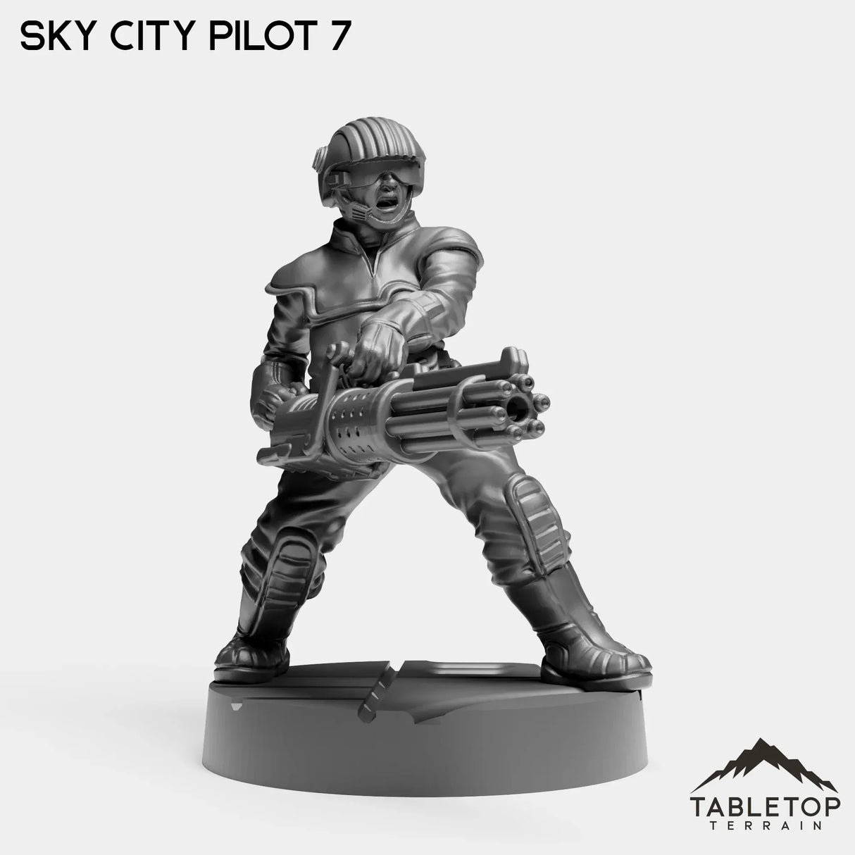Tabletop Terrain Miniature Sky City Pilots