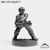 Tabletop Terrain Miniature Sky City Pilots