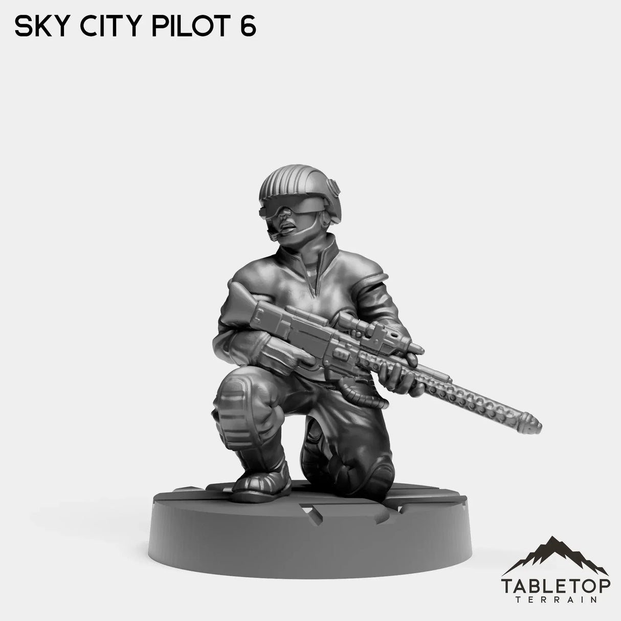Tabletop Terrain Miniature Sky City Pilots