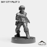 Tabletop Terrain Miniature Sky City Pilots