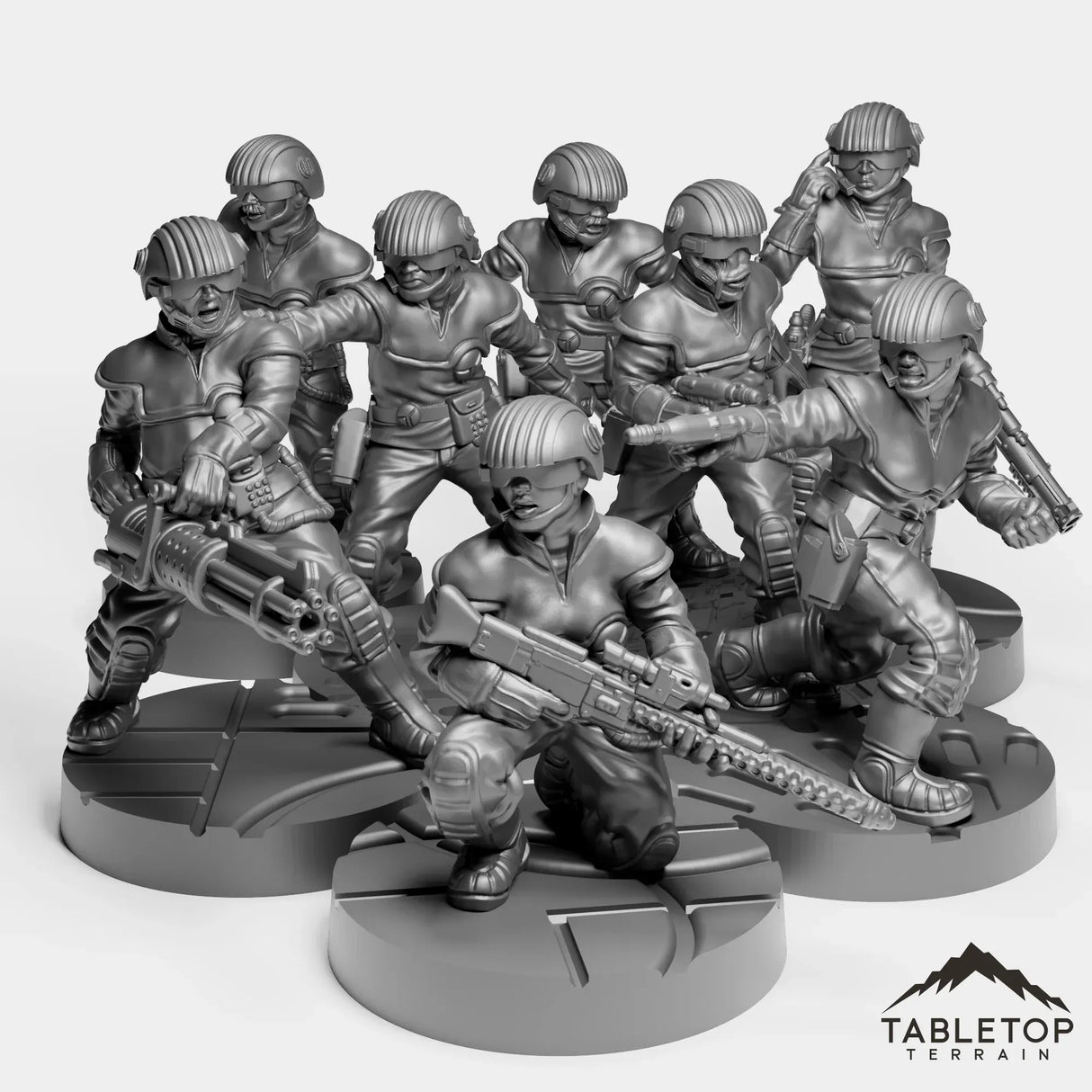 Tabletop Terrain Miniature Sky City Pilots