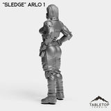Tabletop Terrain Miniature Sledge