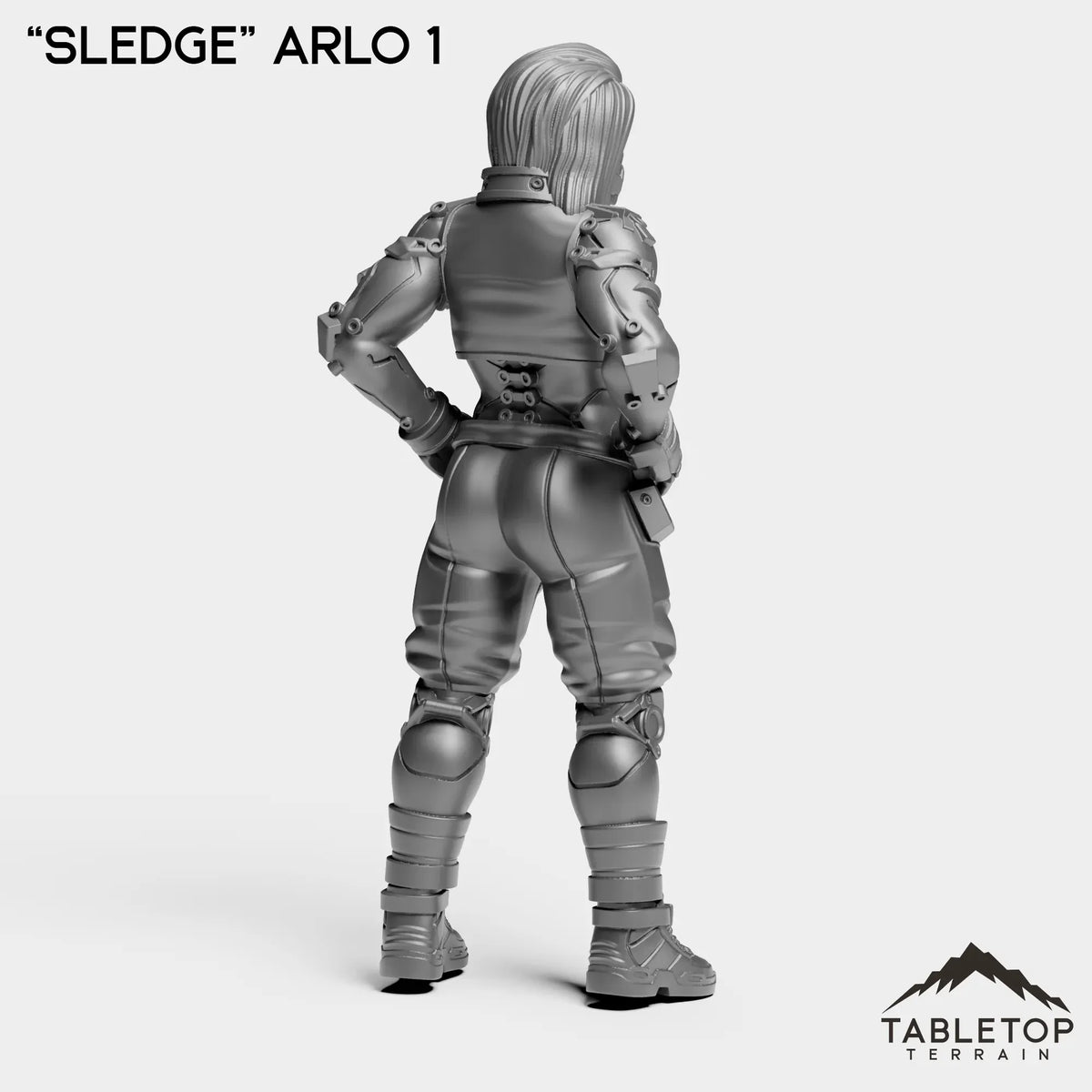 Tabletop Terrain Miniature Sledge