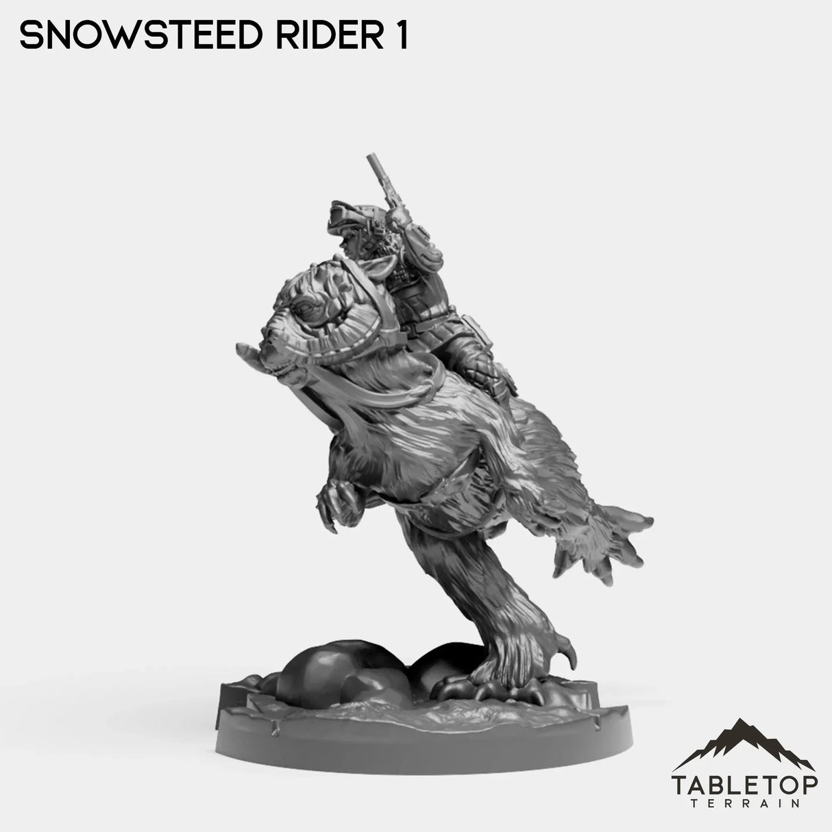 Tabletop Terrain Miniature Snowsteed Riders