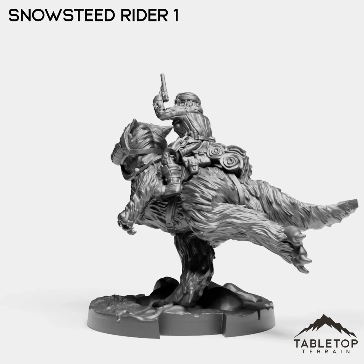 Tabletop Terrain Miniature Snowsteed Riders