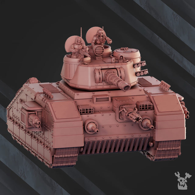 Tabletop Terrain Miniature "Snowstorm" Battle Tank S-77