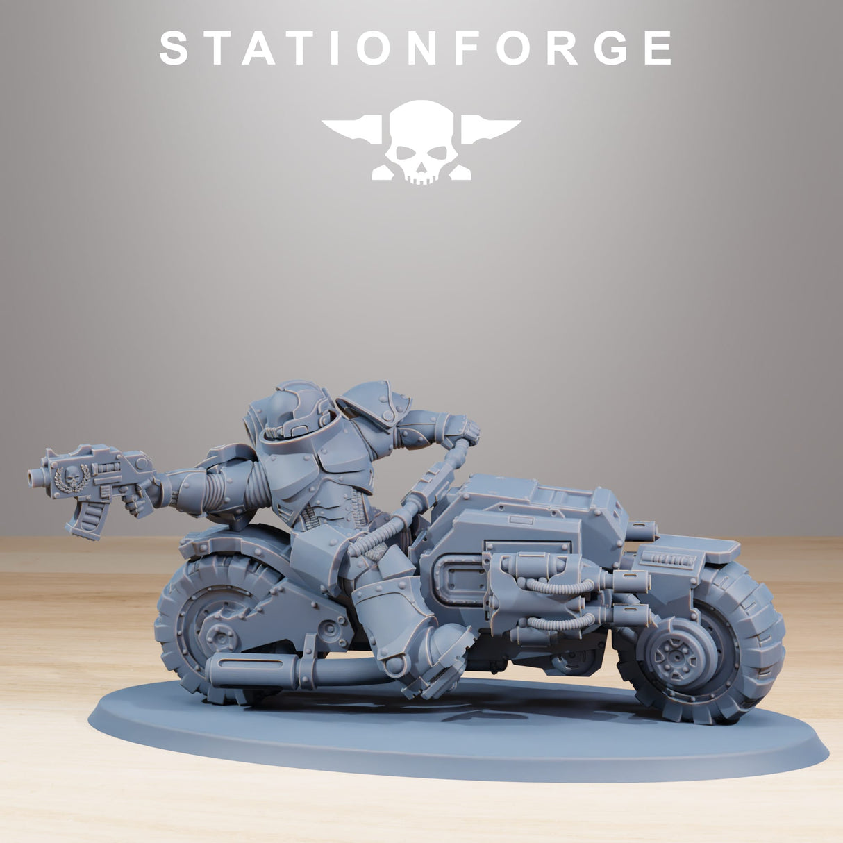 Tabletop Terrain Miniature Socratis Bikers