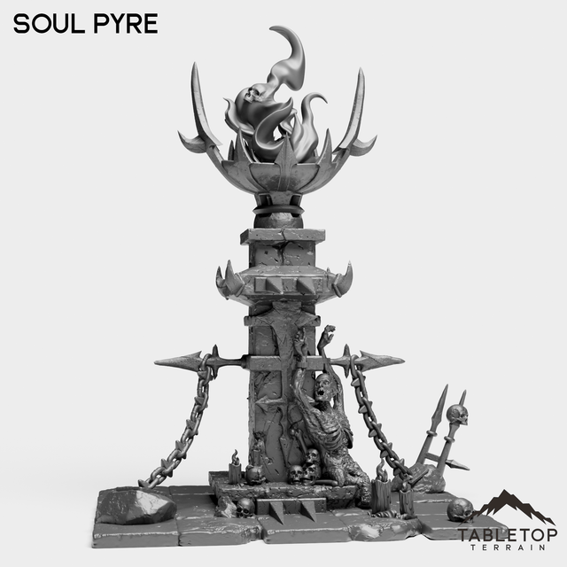 Tabletop Terrain Miniature Soul Pyre - Grimdark Terrain